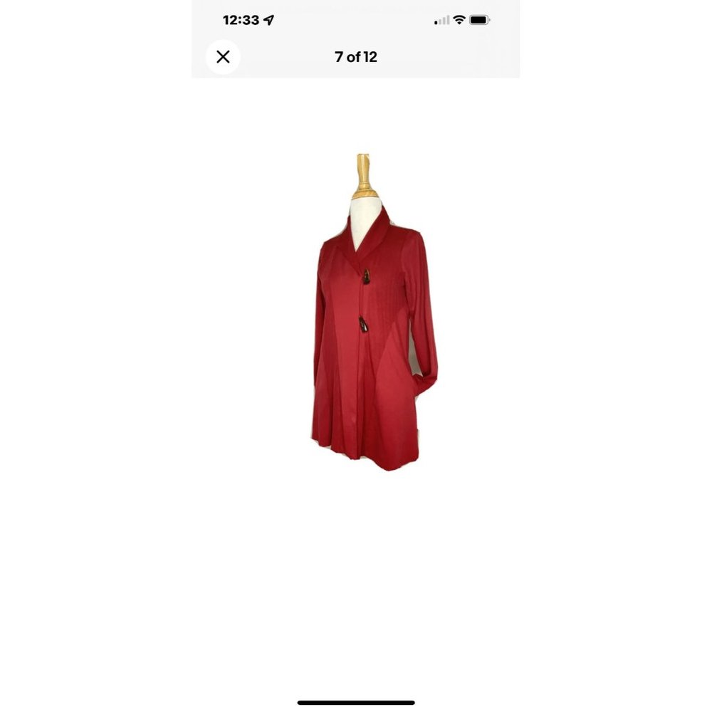 Lucky Brand Knit Wear Vintage Light Jacket Sweater Cardigan Toggle Sz S EUC - Picture 13 of 14